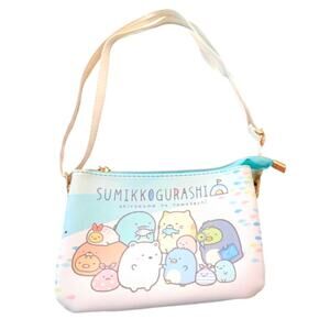 FLASH SALE 🍒SUMIKKO GURASHI Kawaii zipper closure small shoulder pouch purse
